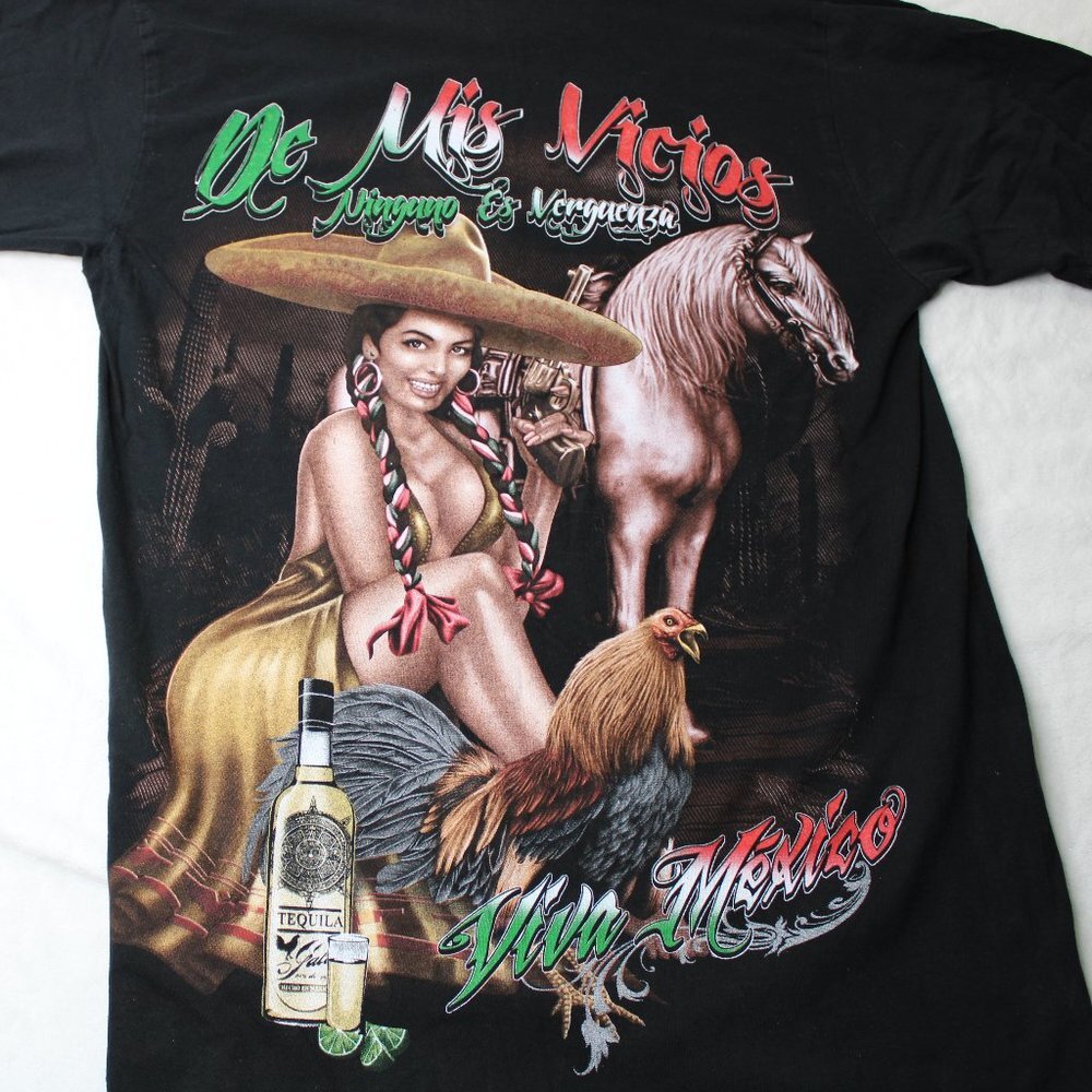 De Mis Vicios Ninguno es Verguenza T-shirt